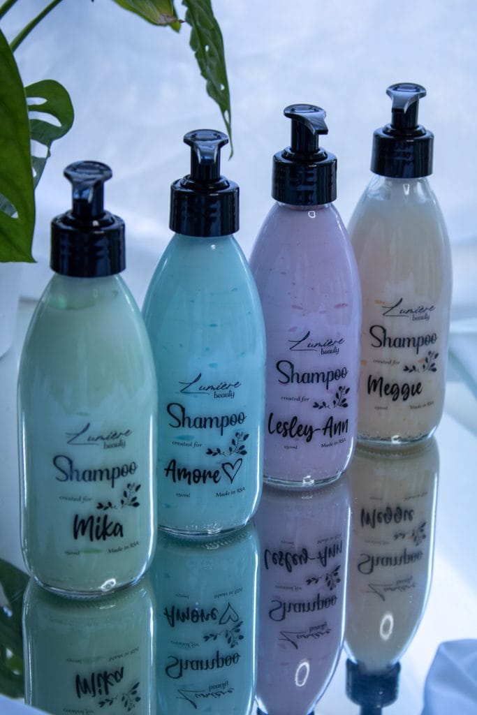 Shampoo Glass Bottle Lumiere Beauty